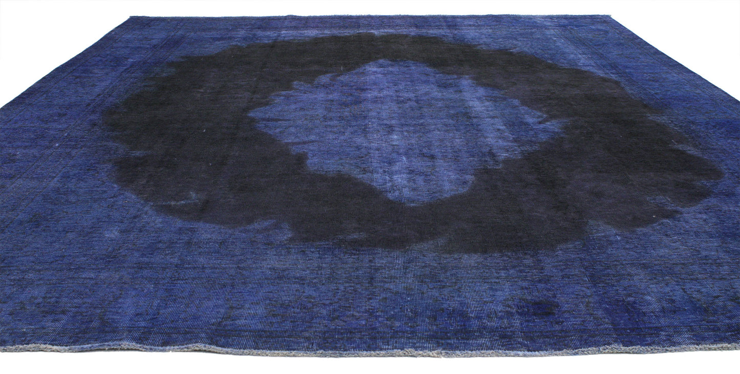 10 x 12 Vintage Overdyed Rug 80397