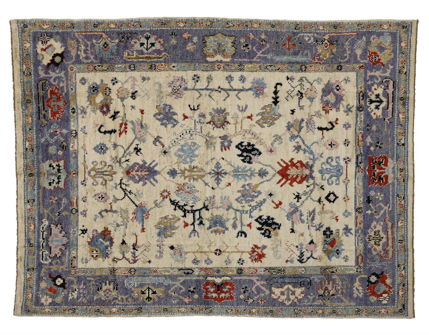 9 x 12 Modern Oushak Rug 80405
