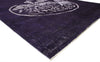 9 x 13 Vintage Overdyed Skull Rug 80430
