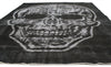 8 x 11 Vintage Overdyed Skull Rug 80434