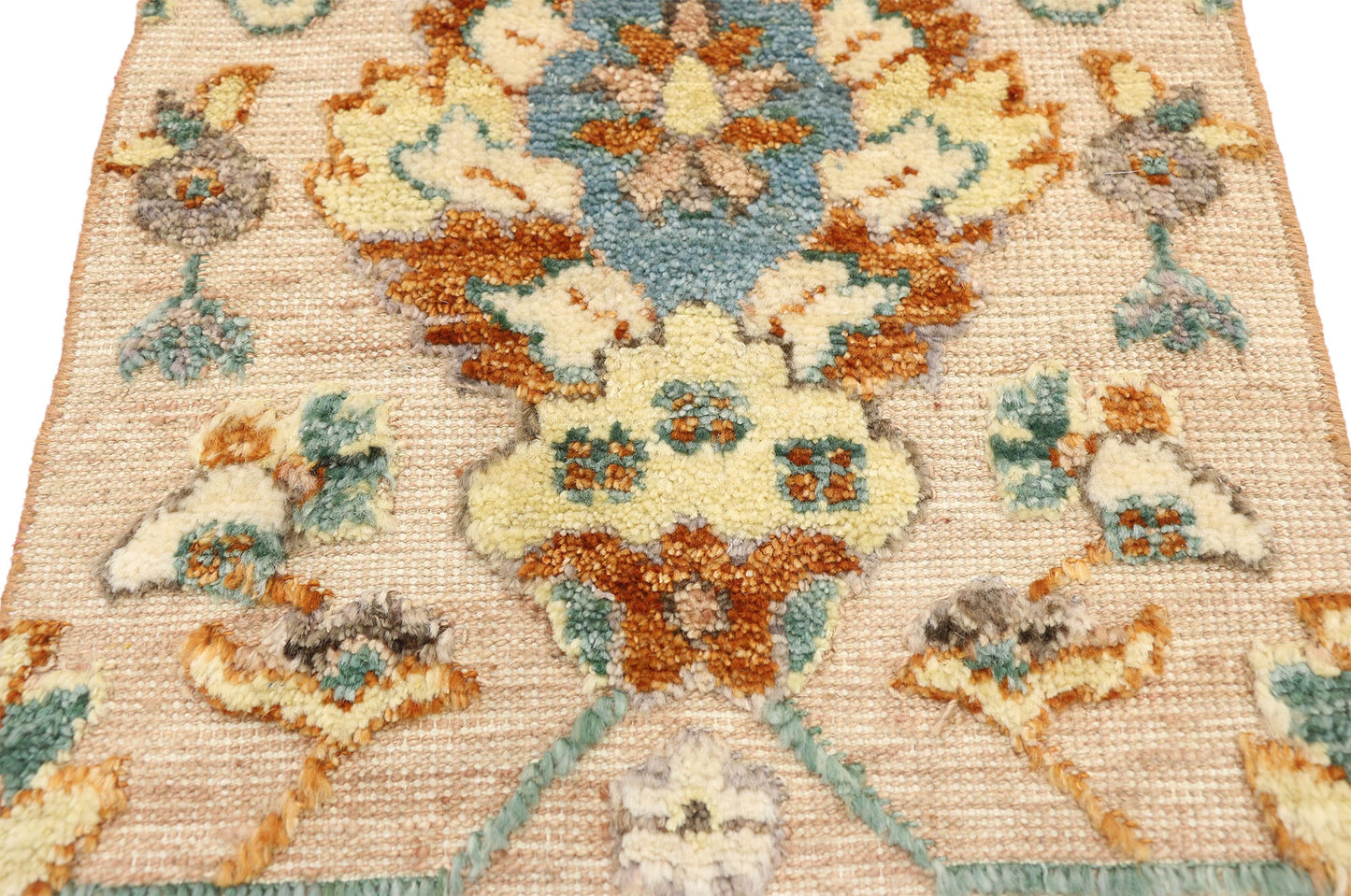 2 x 2 Modern Oushak High-Low Wagireh Rug 80454