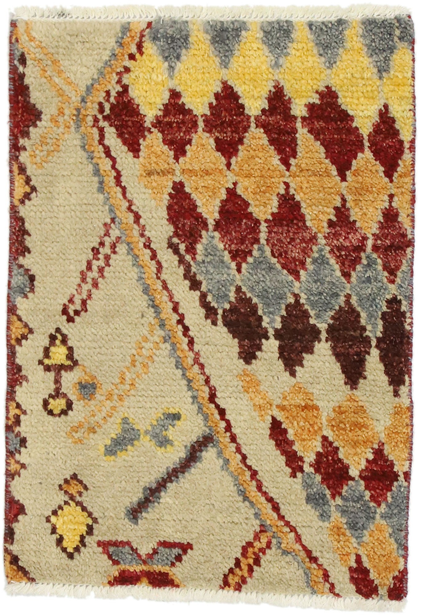 2 x 2 Contemporary Moroccan Wagireh Rug 80456