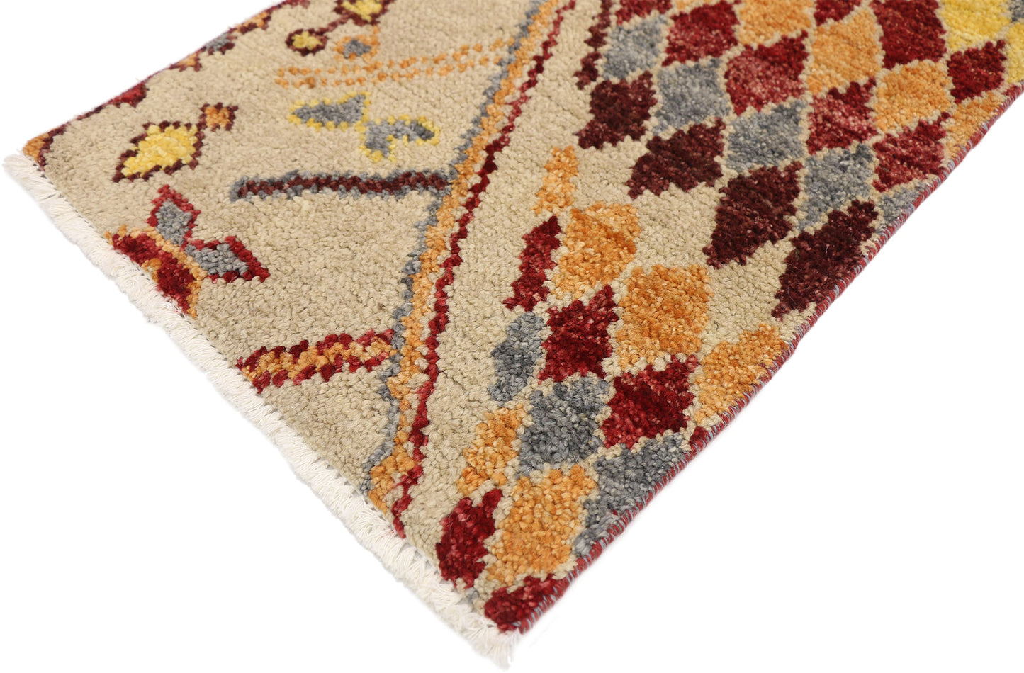 2 x 2 Contemporary Moroccan Wagireh Rug 80456