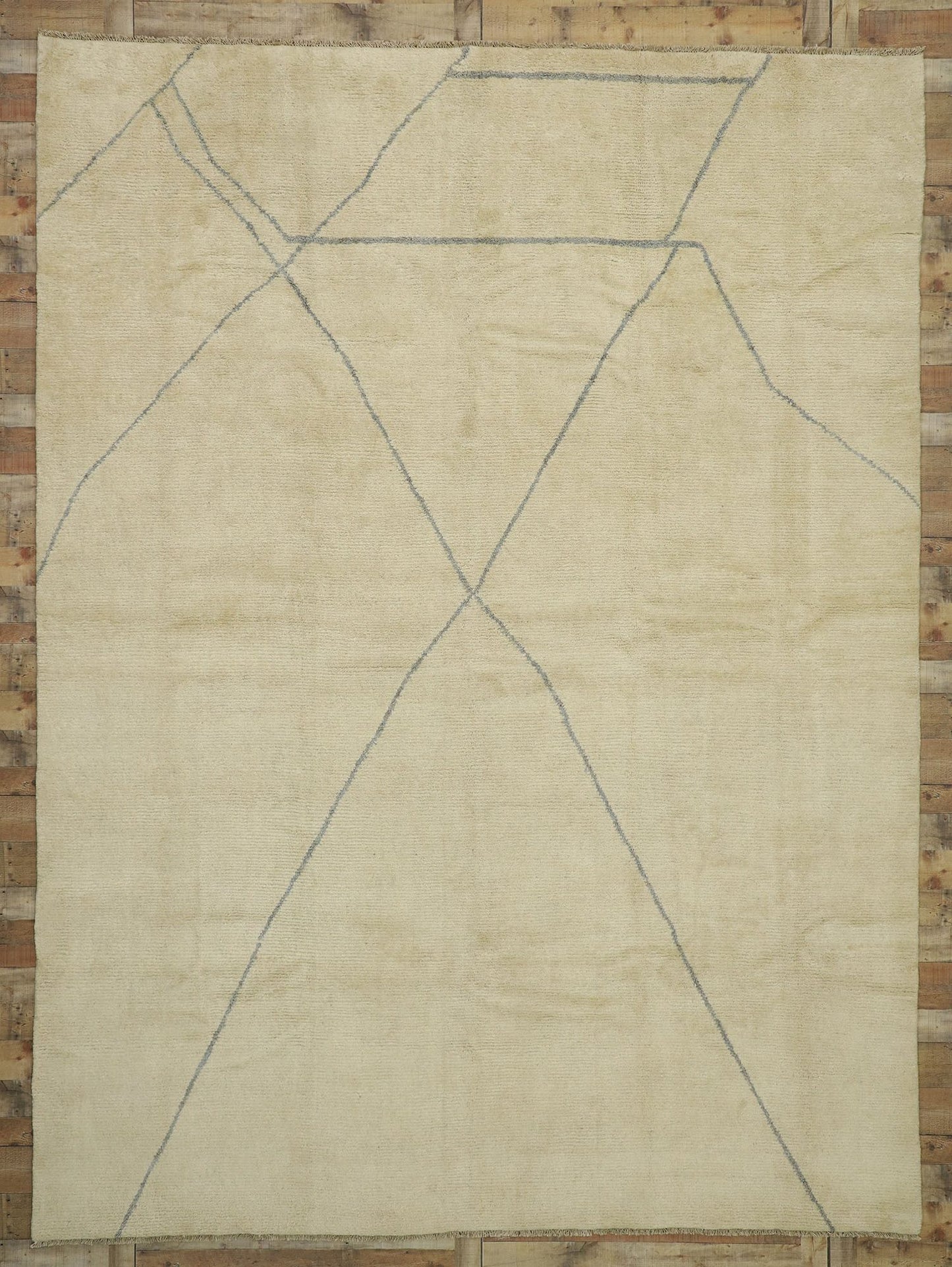 10 x 14 Neutral Moroccan Rug 80516