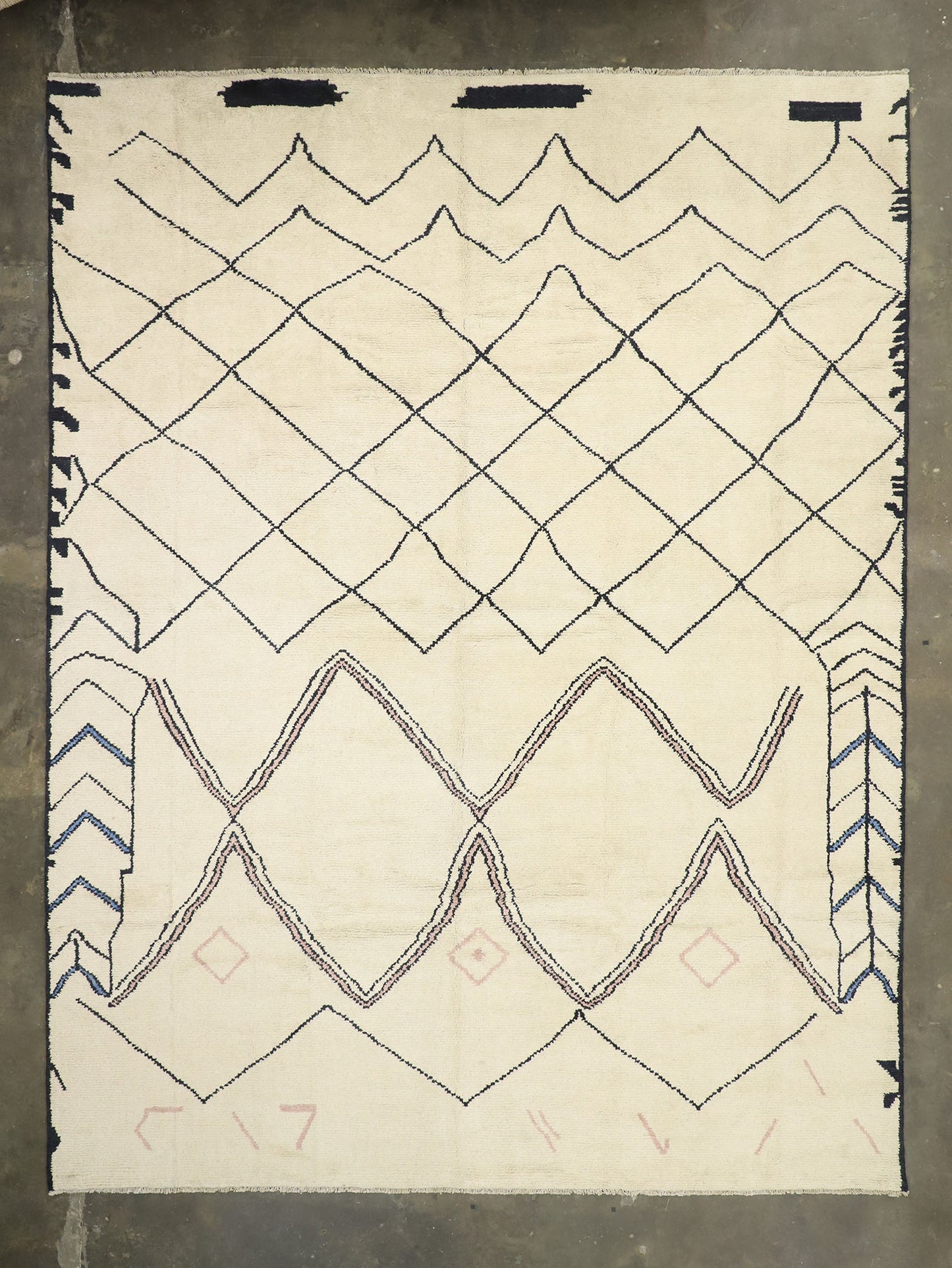 12 x 16 Large Modern Moroccan Rug 80538