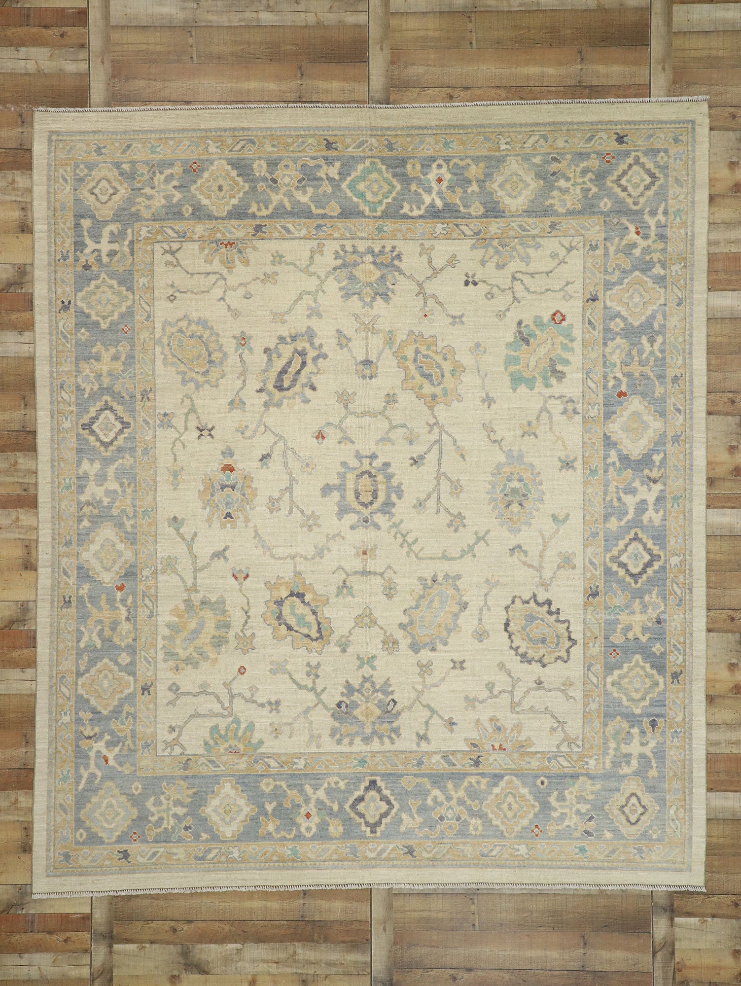 10 x 11 Transitional Oushak Rug 80553