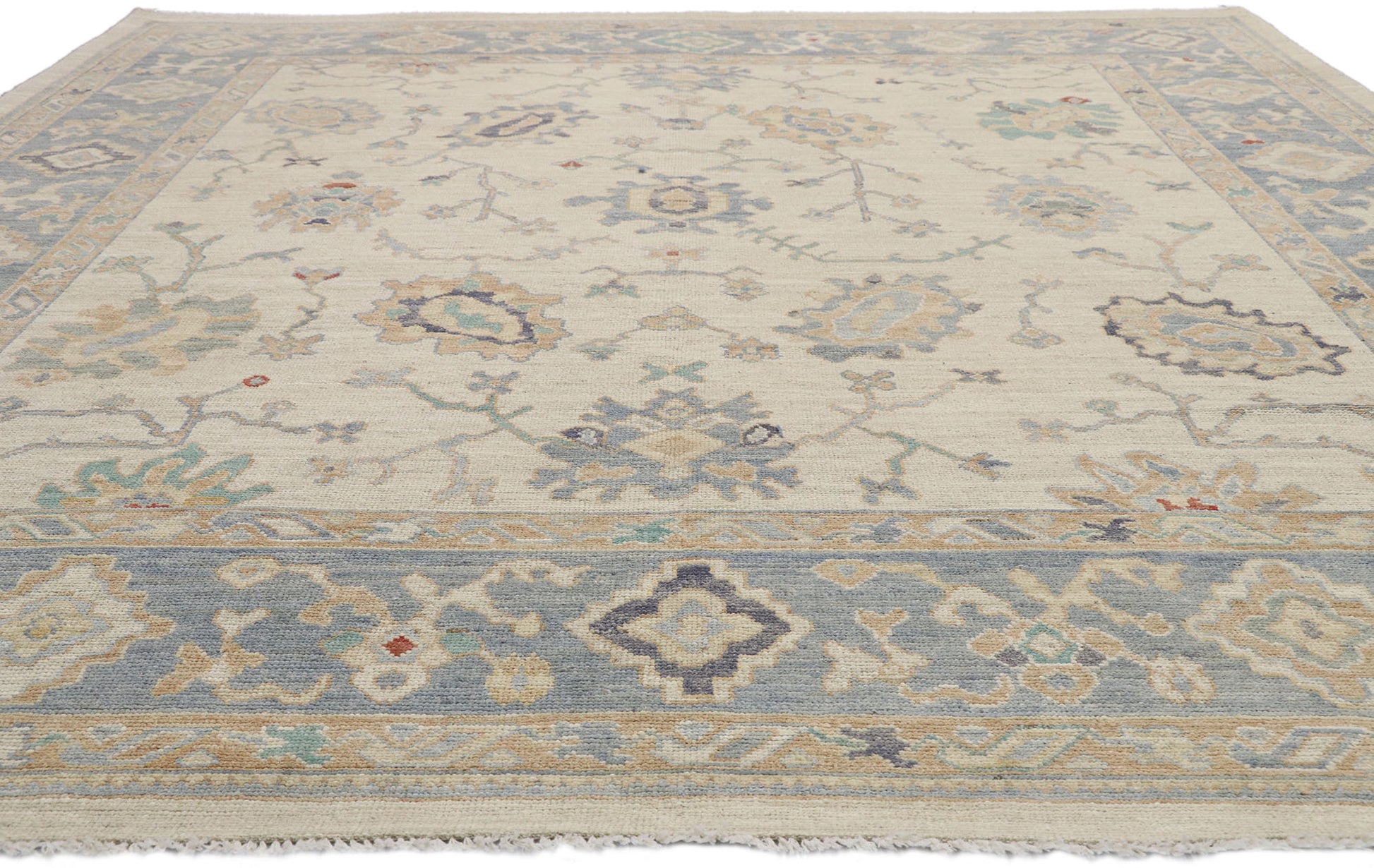 10 x 11 Transitional Oushak Rug 80553