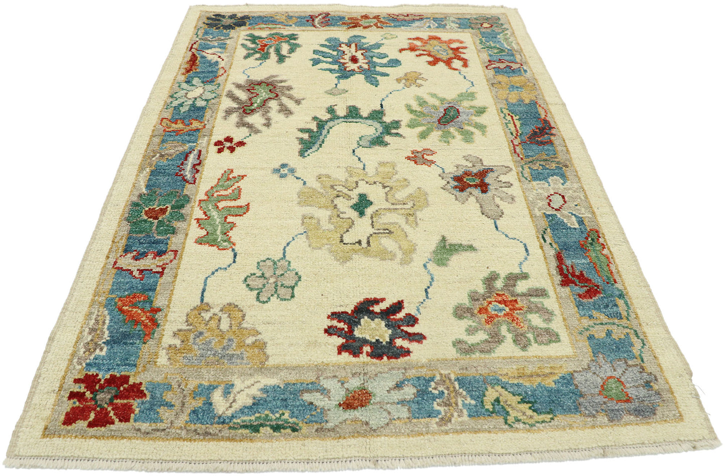 3 x 5 Colorful Oushak Rug 80561