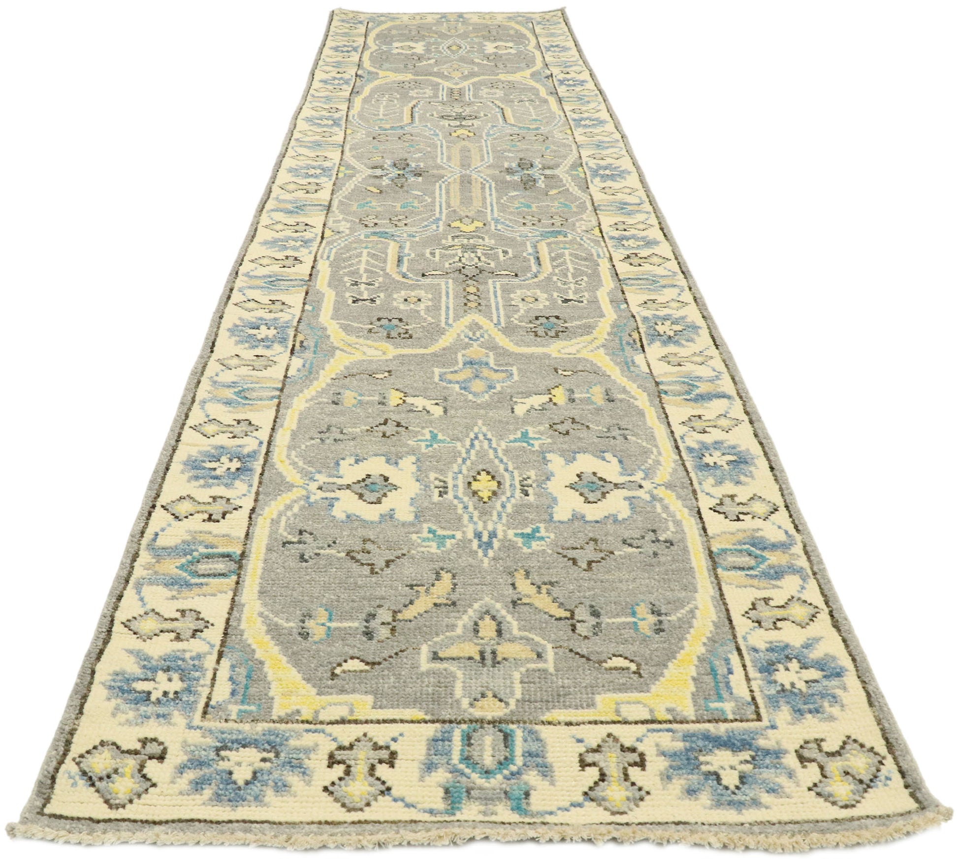 3 x 12 Modern Oushak Runner 80591