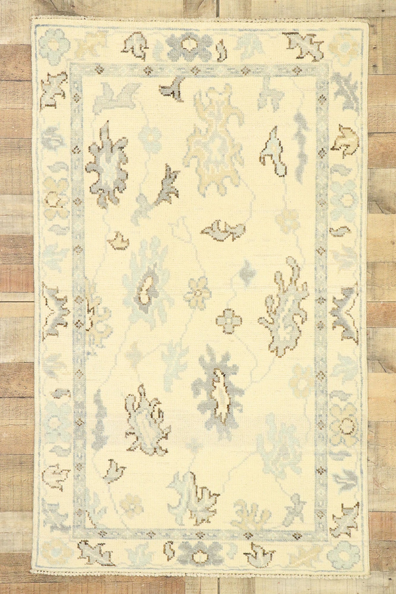 3 x 5 Modern Oushak Rug 80592