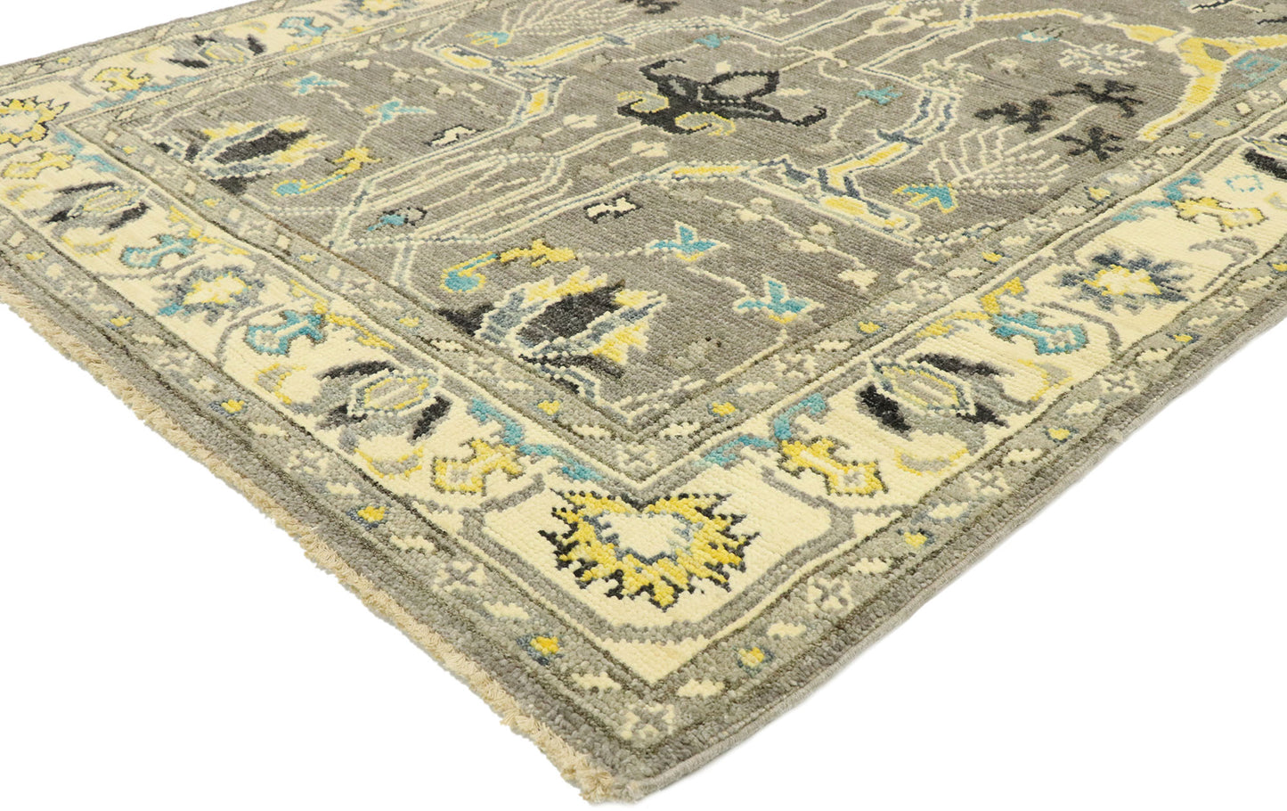 4 x 7 Modern Oushak Rug 80593
