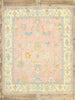 8 x 10 Contemporary Pink Oushak Rug 80595