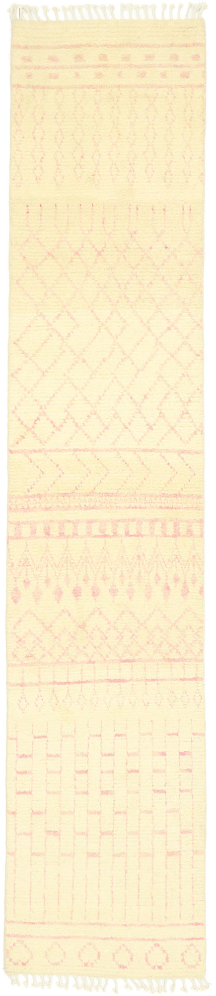 3 x 12 Soft Pink Moroccan Rug 80606