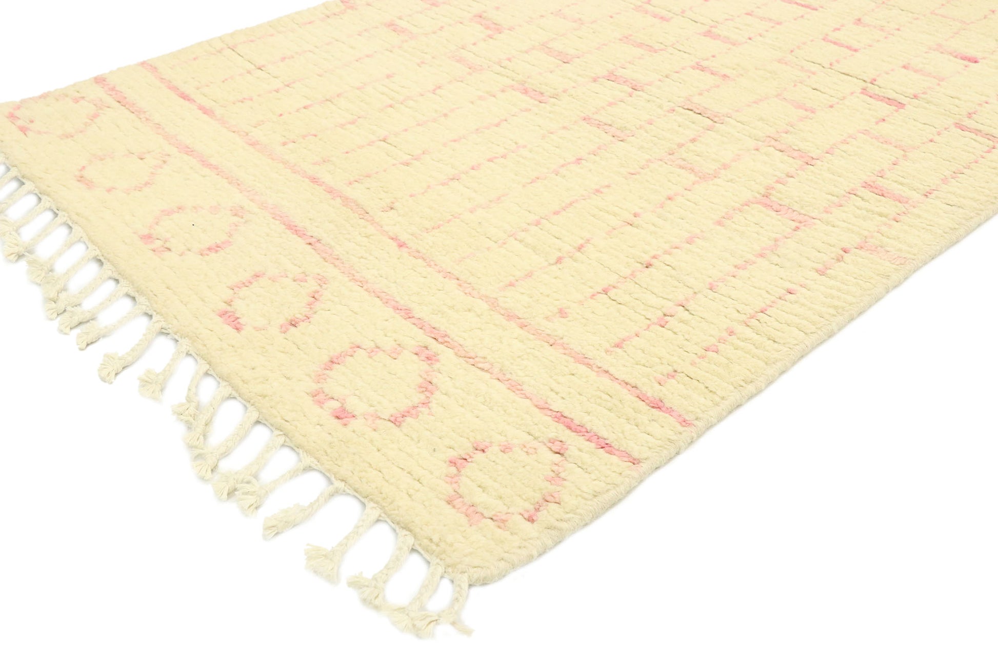 3 x 12 Soft Pink Moroccan Rug 80606