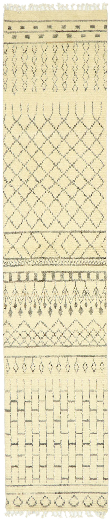 3 x 13 Neutral Moroccan Rug 80611