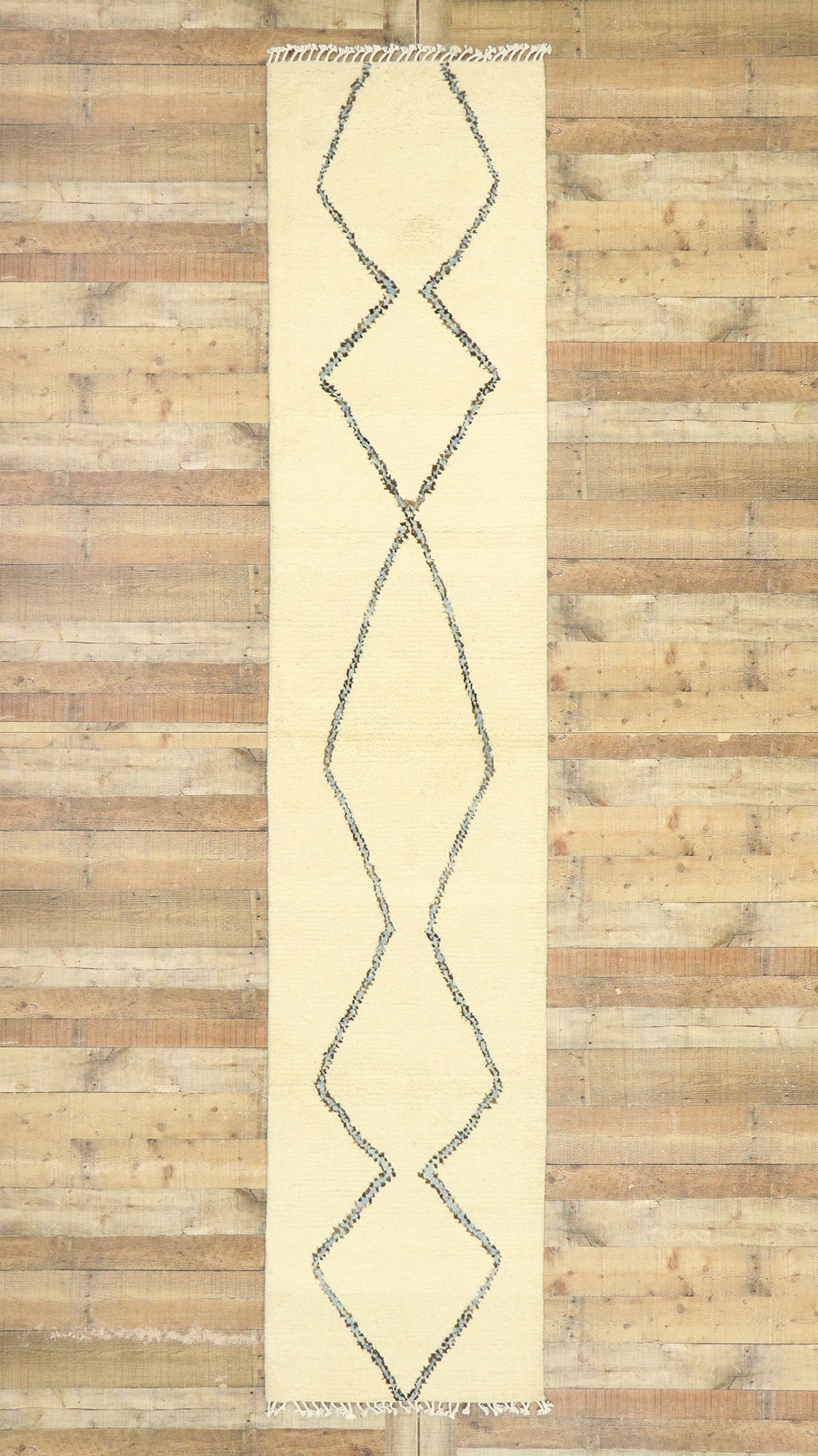 3 x 12 Organic Modern Moroccan Rug 80612