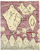 8 x 10 Contemporary Purple Moroccan Rug 80624