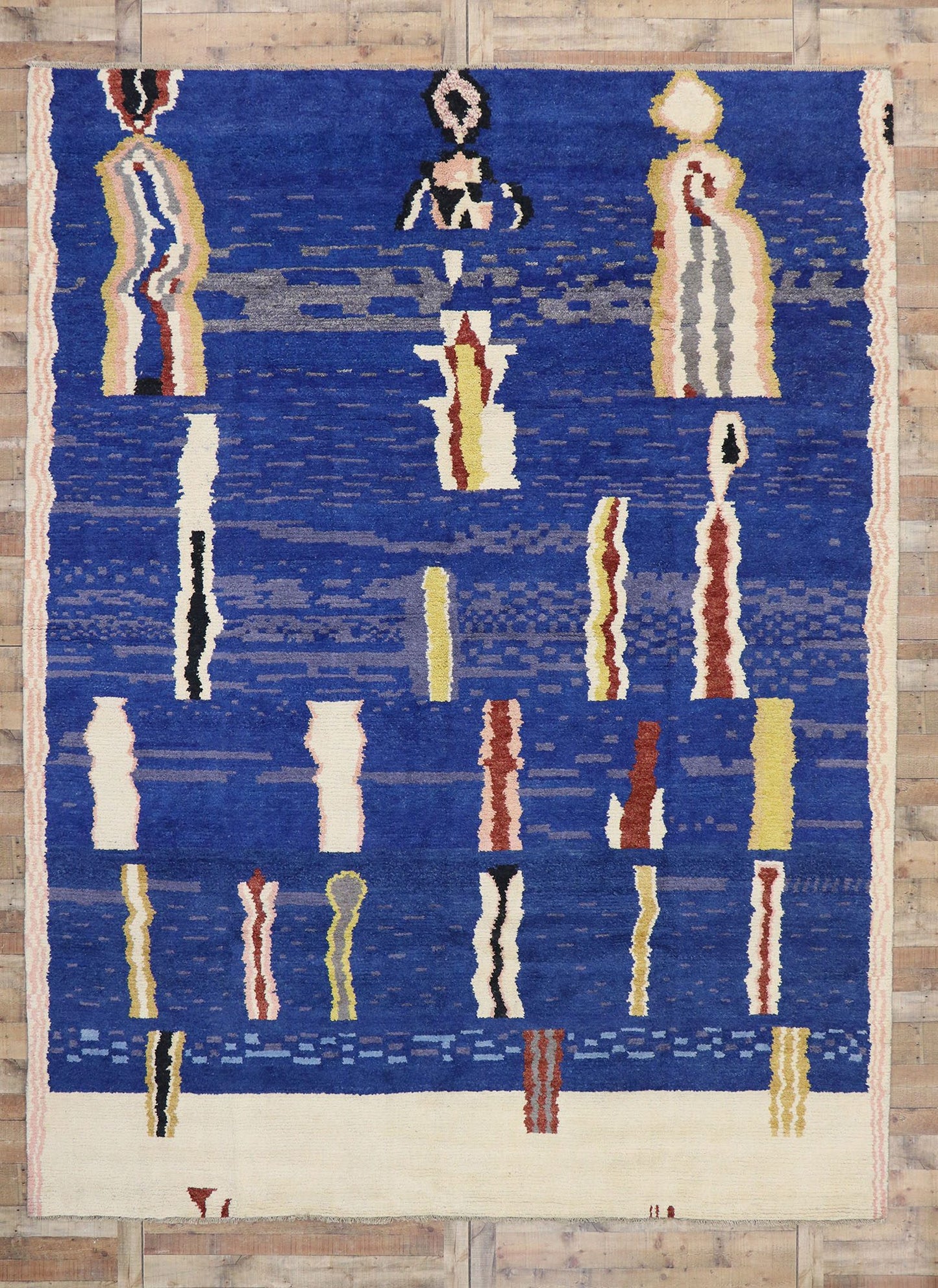 11 x 14 Modern Moroccan Area Rug 80643