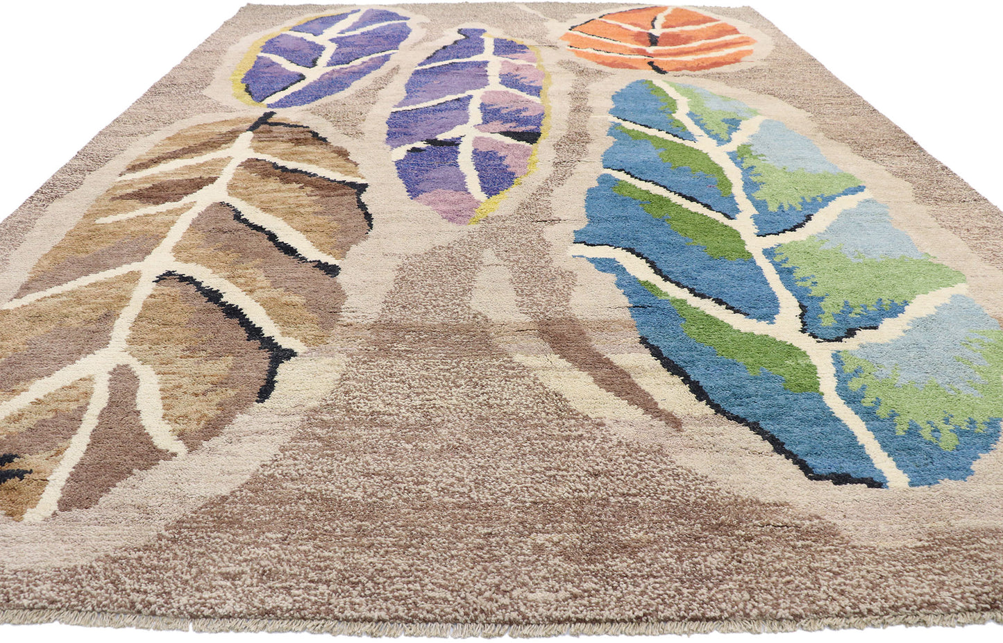 10 x 14 Swedish Rya Style Rug 80661