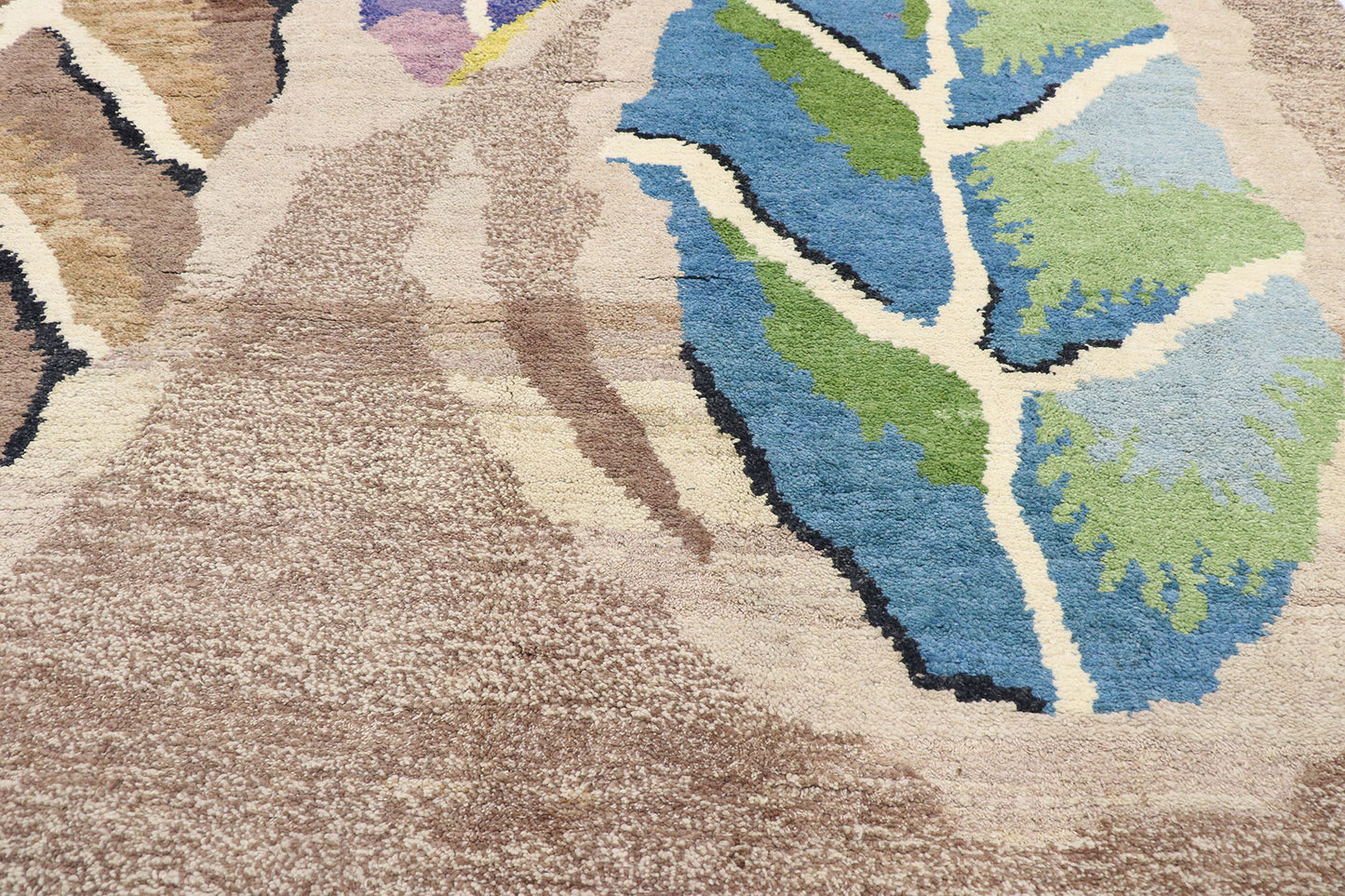10 x 14 Swedish Rya Style Rug 80661