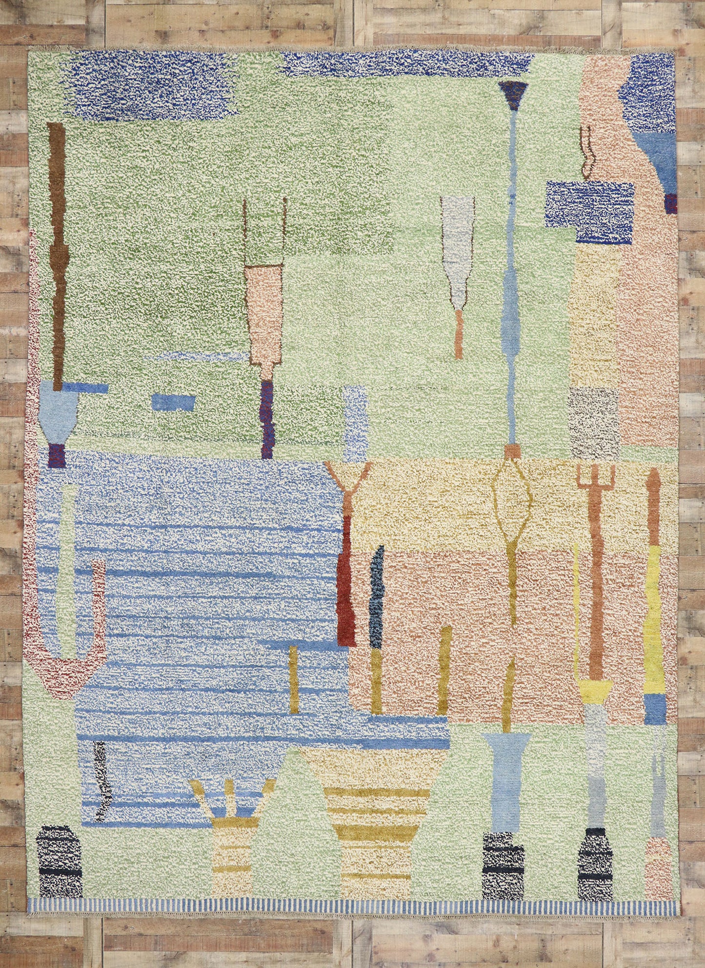 10 x 14 Colorful Moroccan Rug 80665