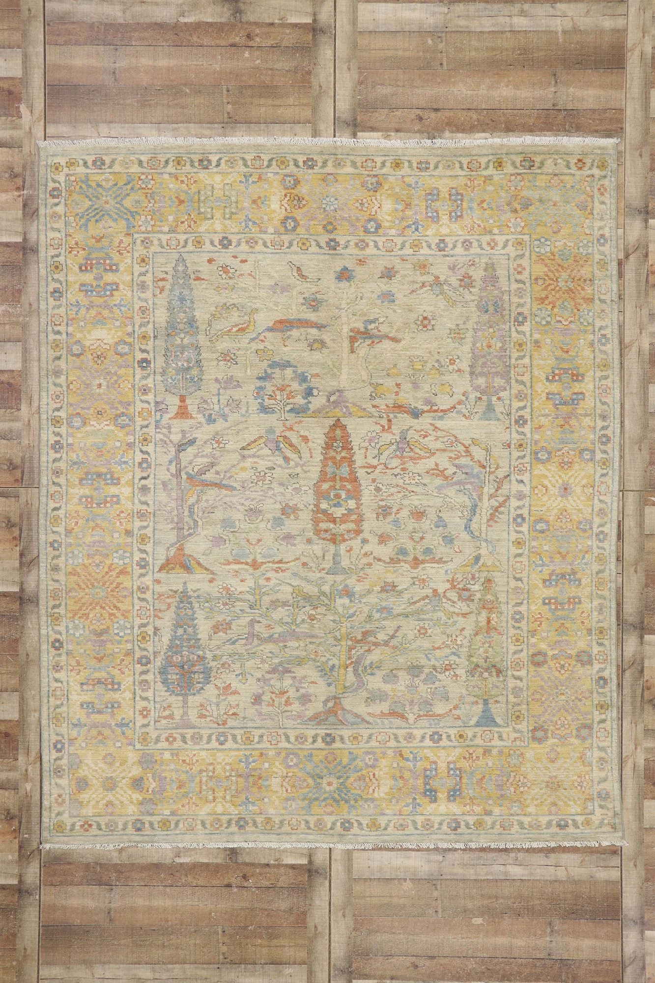8 x 10 Contemporary Oushak Rug 80677