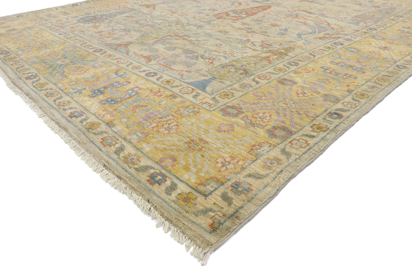 8 x 10 Contemporary Oushak Rug 80677