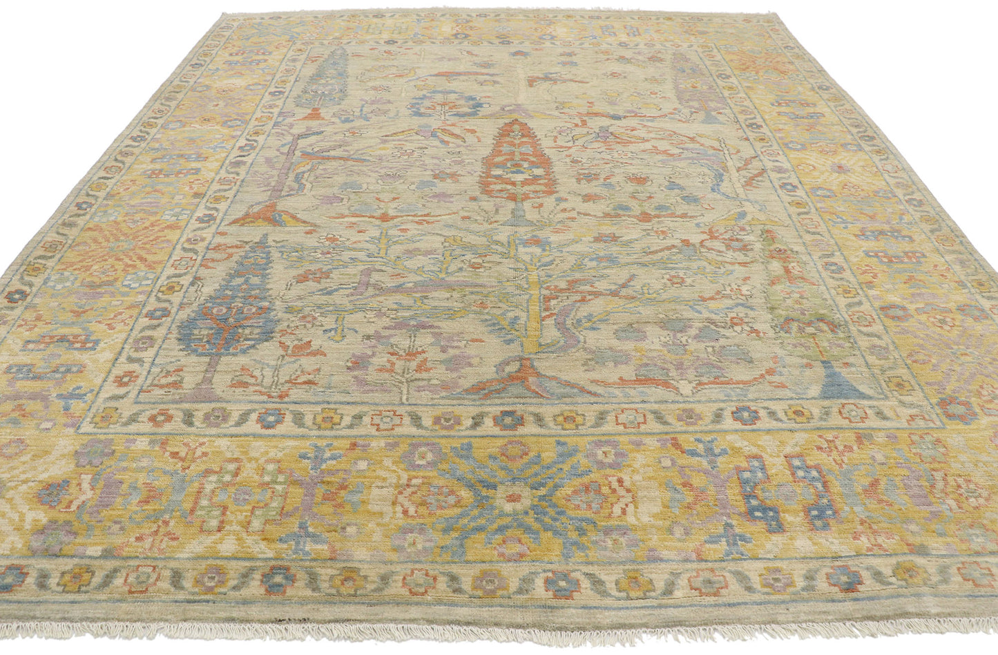8 x 10 Contemporary Oushak Rug 80677