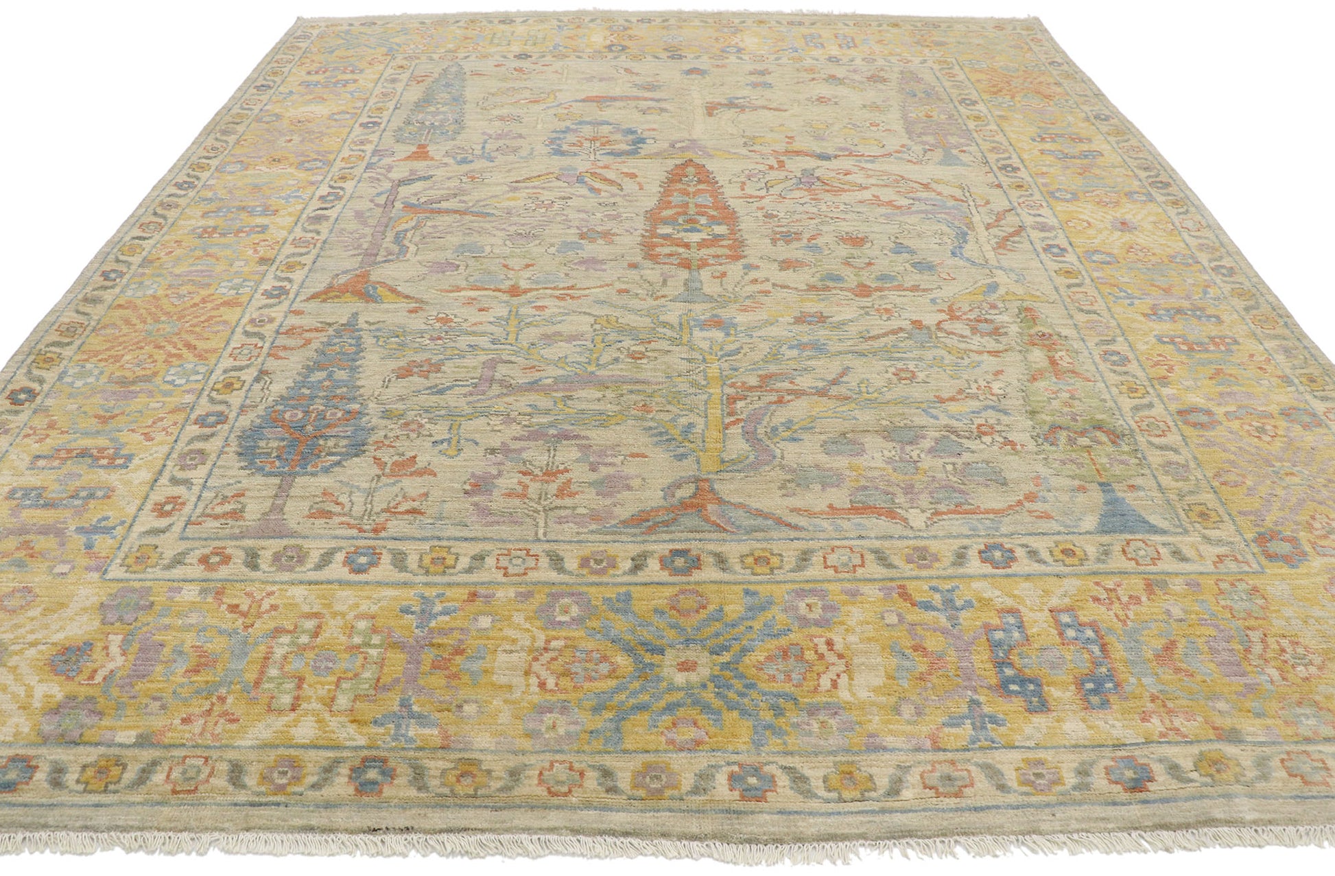 8 x 10 Contemporary Oushak Rug 80677