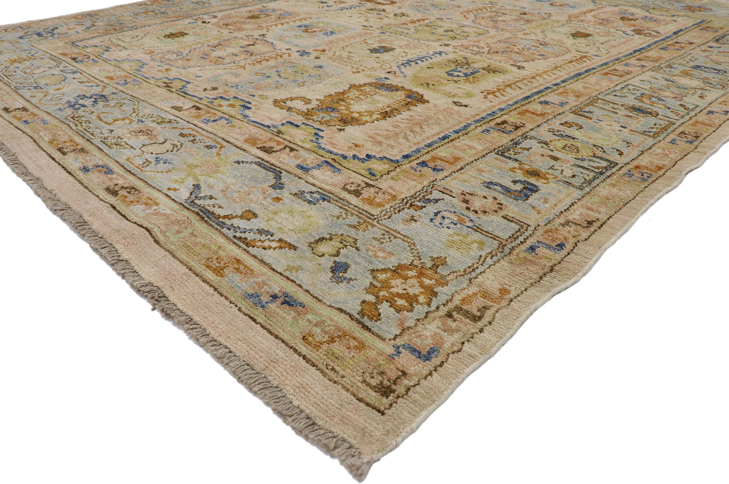 8 x 10 Vintage-Inspired Oushak Rug 80678