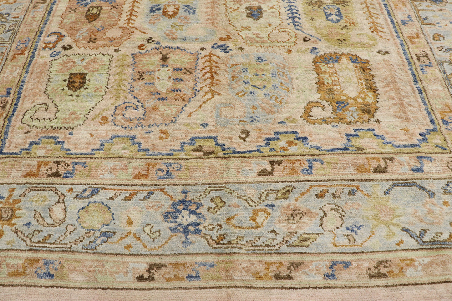 8 x 10 Vintage-Inspired Oushak Rug 80678