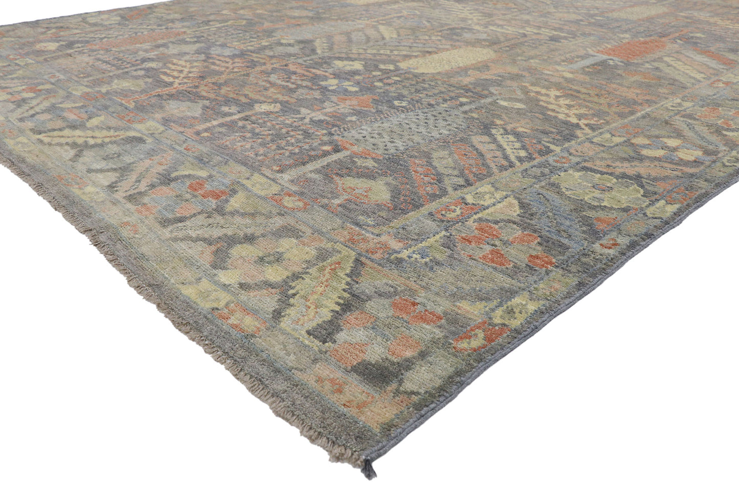 9 x 12 Contemporary Oushak Rug 80681