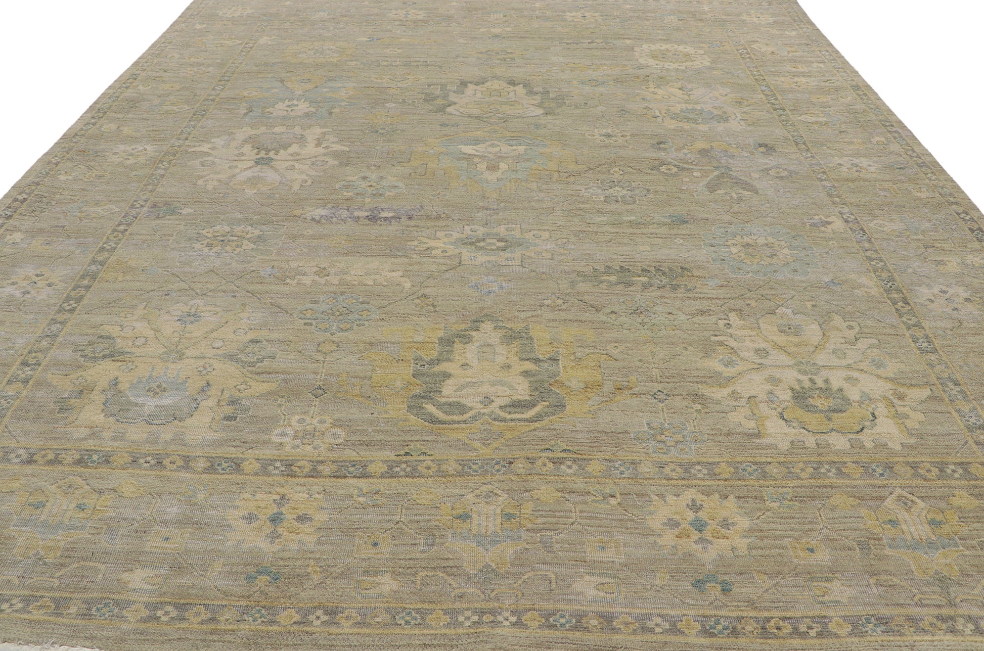 8 x 10 Vintage-Inspired Oushak Rug 30830