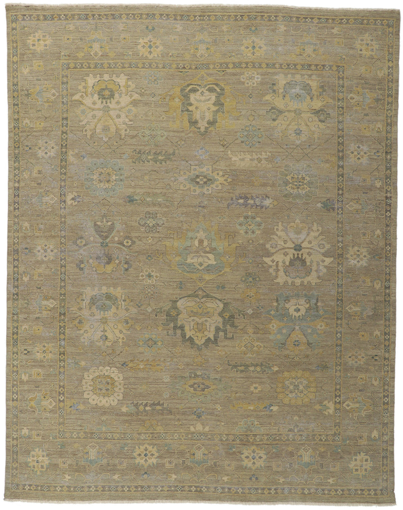8 x 10 Vintage-Inspired Oushak Rug 30830