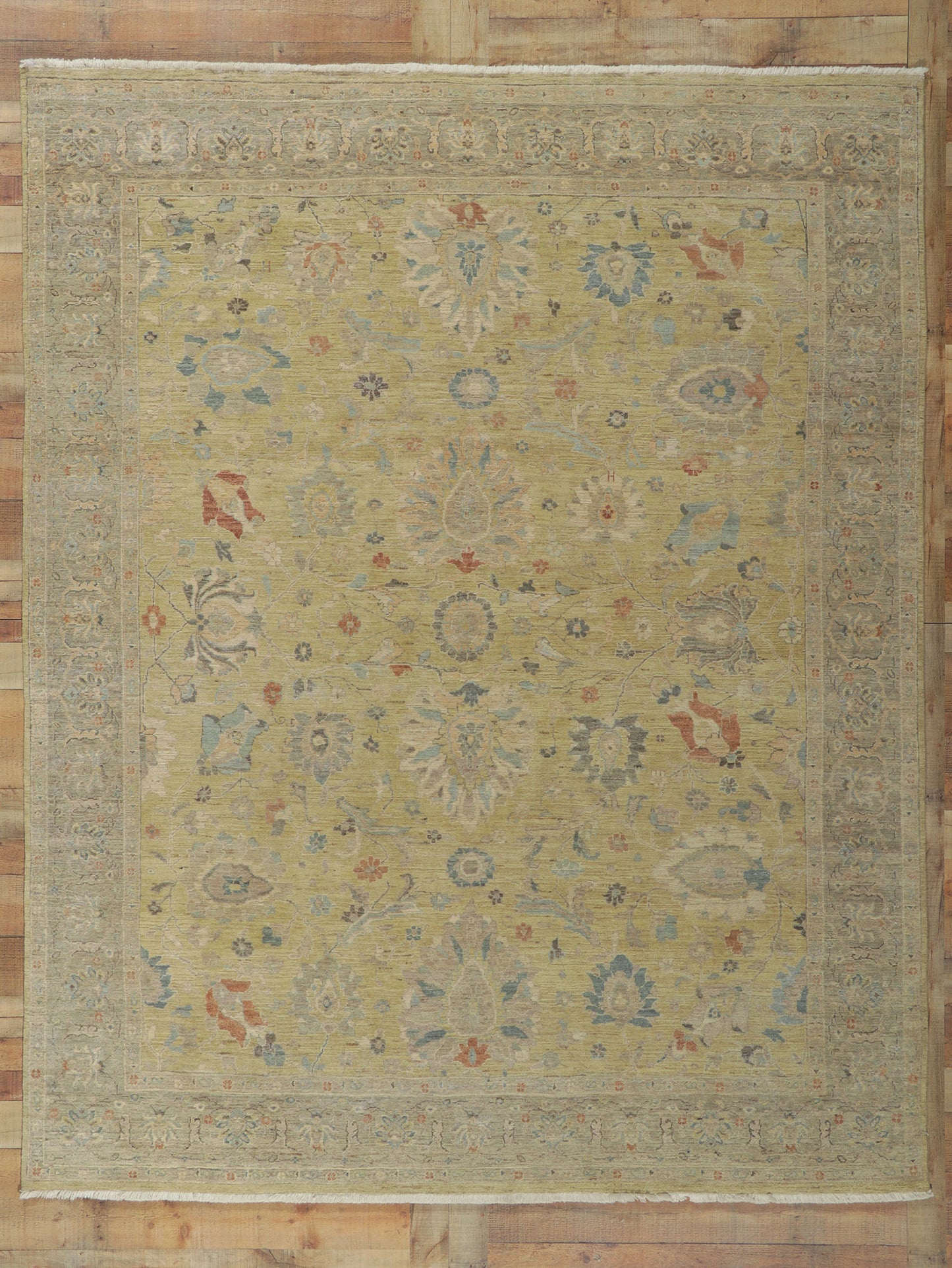 8 x 10 Vintage-Inspired Oushak Rug 30838