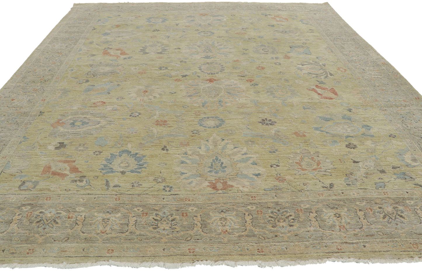 8 x 10 Vintage-Inspired Oushak Rug 30838