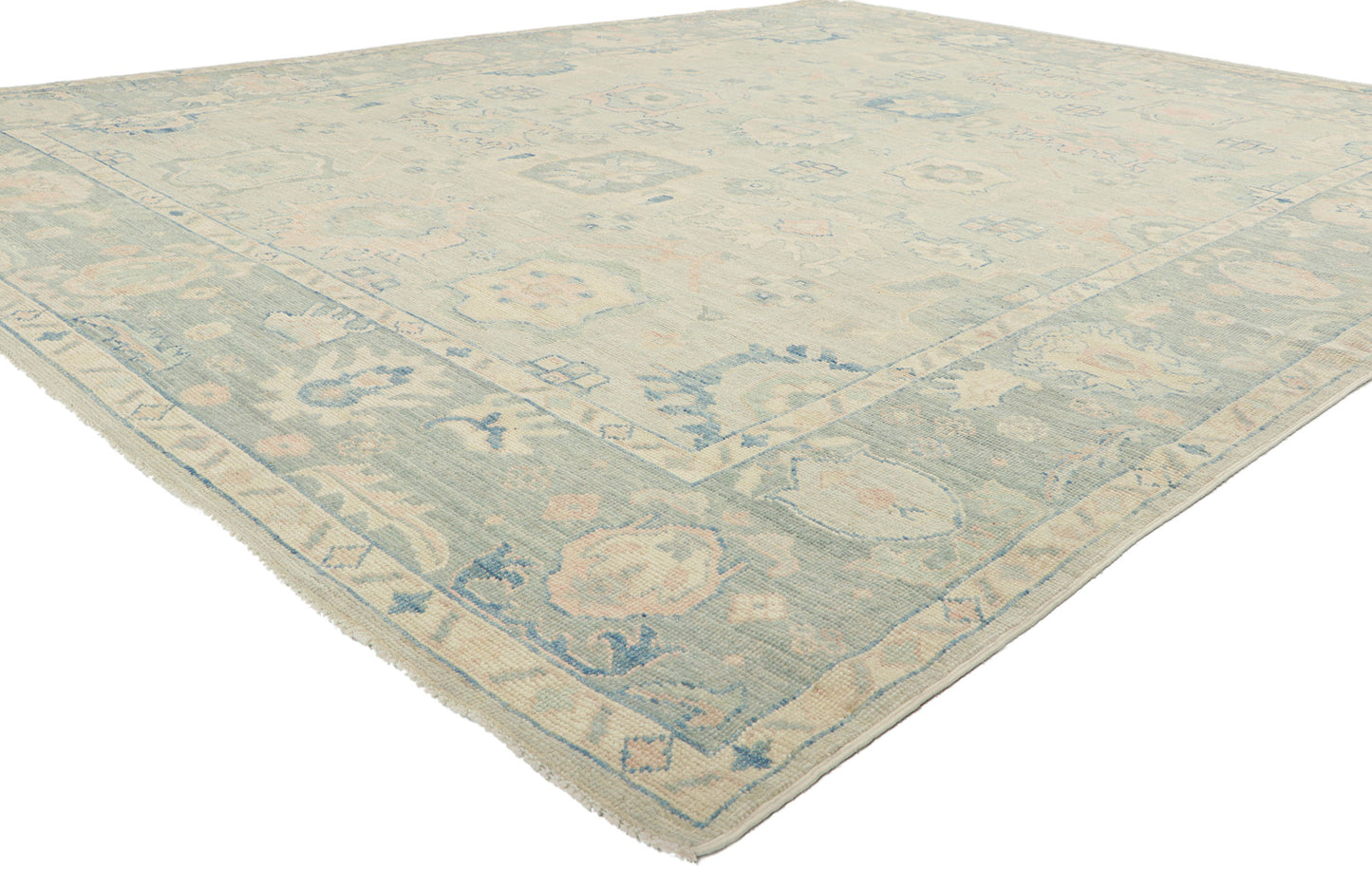 8 x 10 Colorful Oushak Rug 80900