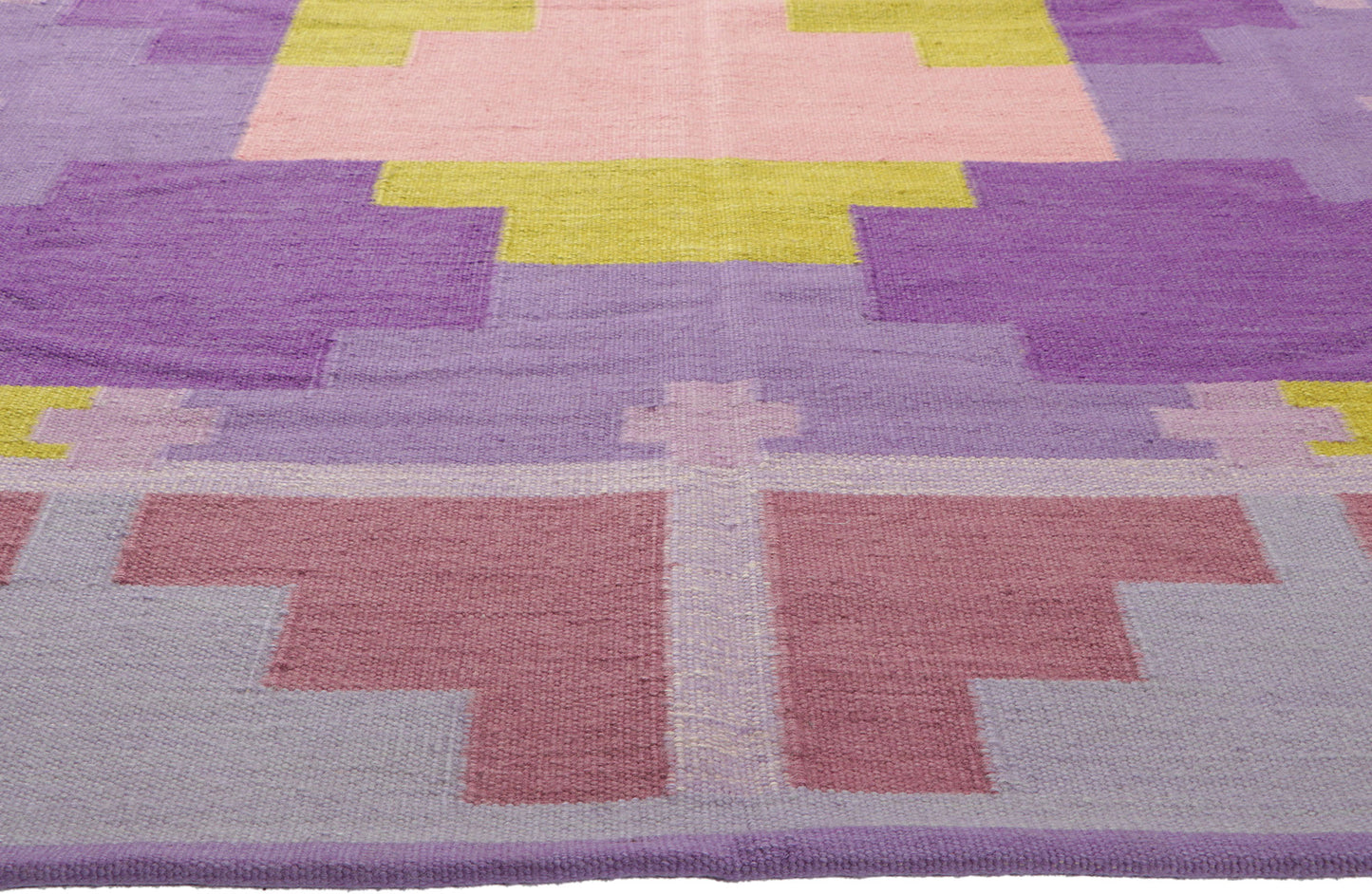 8 x 10 Scandinavian Modern Swedish Inspired Kilim Rug 30917