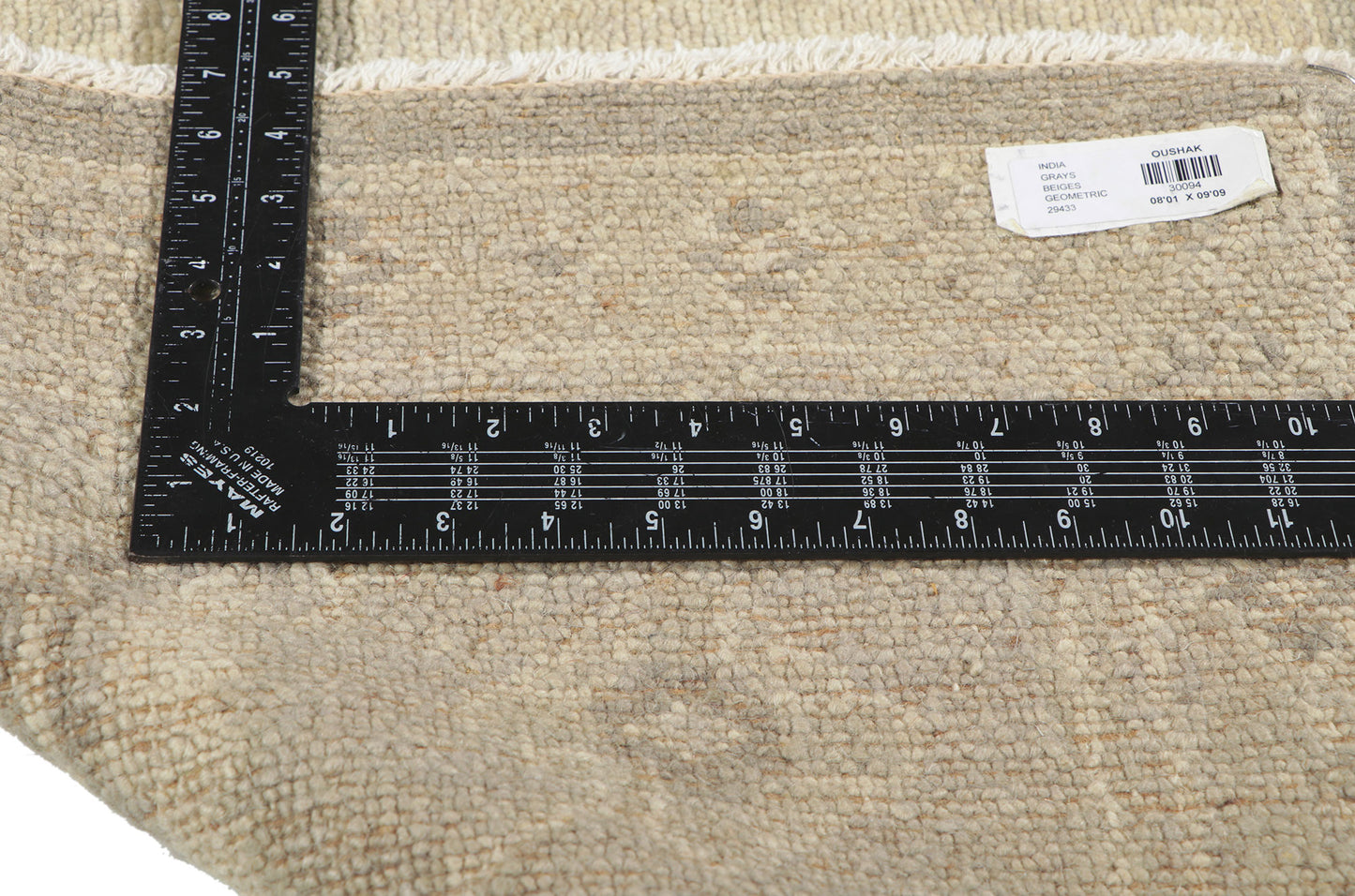 8 x 10 Vintage-Inspired Oushak Rug 30094