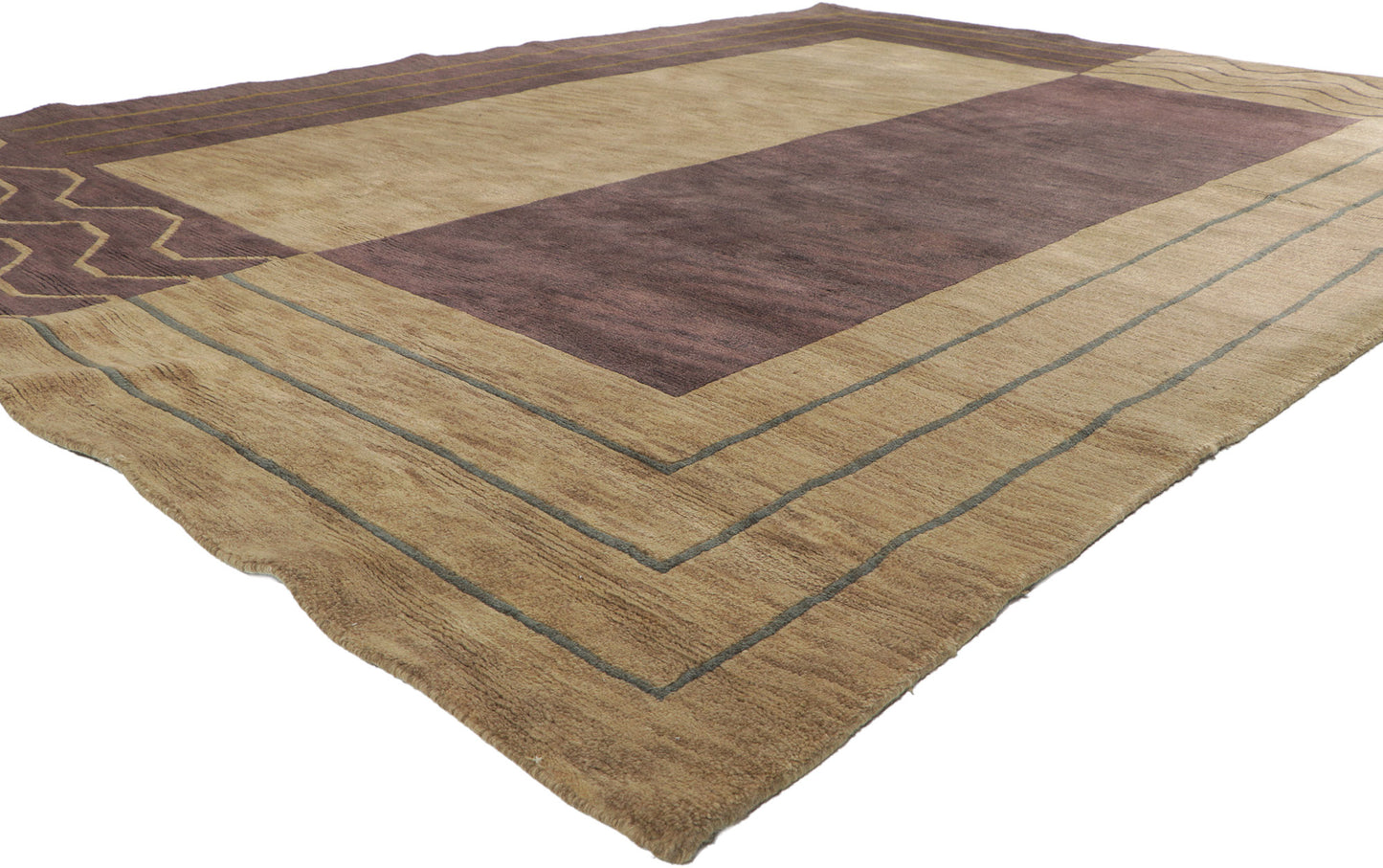 8 x 11 Vintage Tibetan Rug 78353