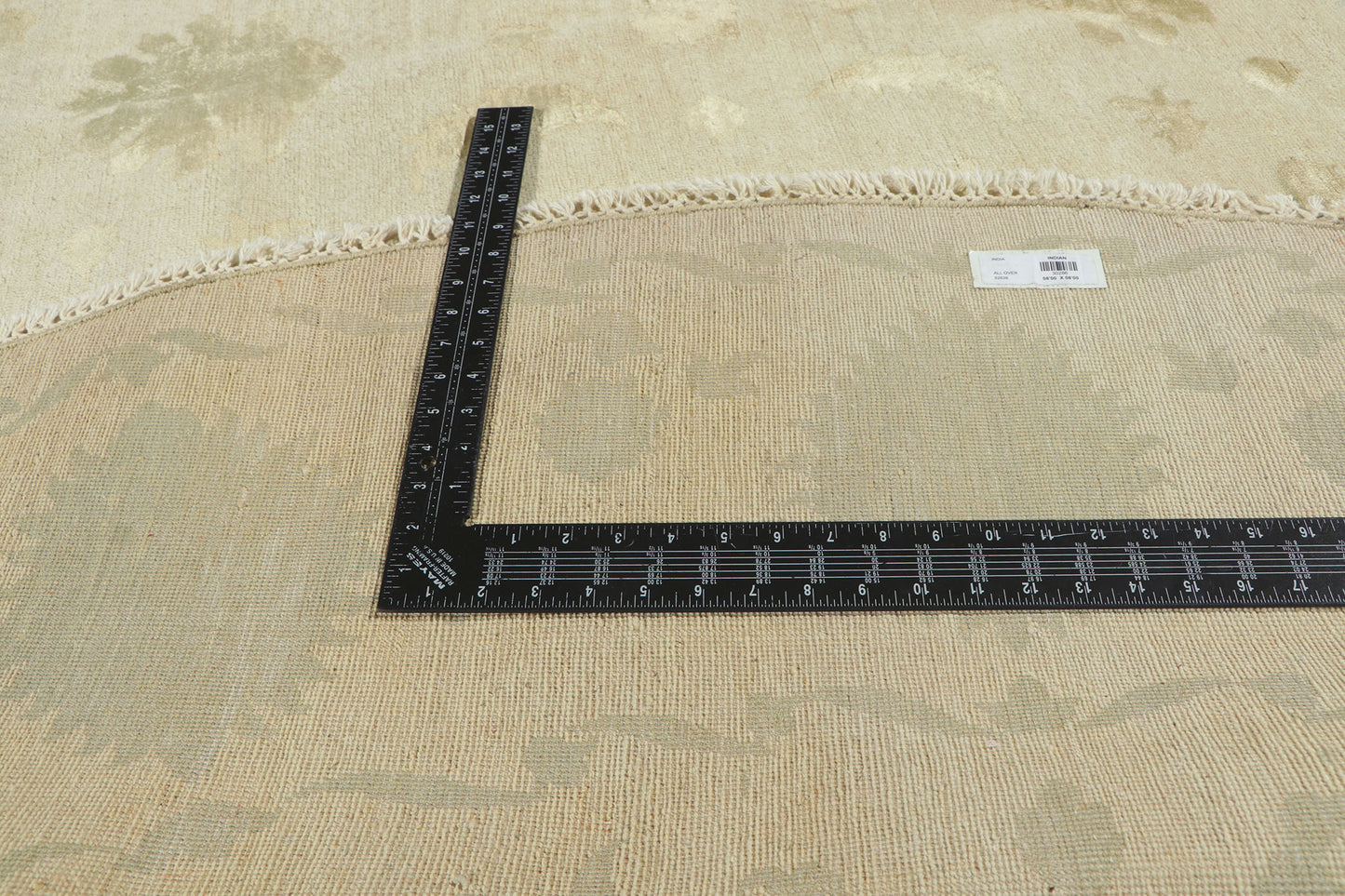 8 x 8 Neutral Round Area Rug 30286