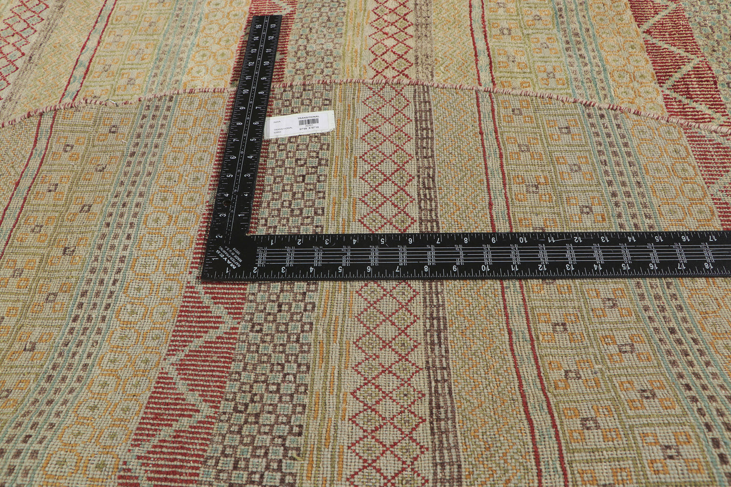 8 x 8 Round Striped Area Rug 30301