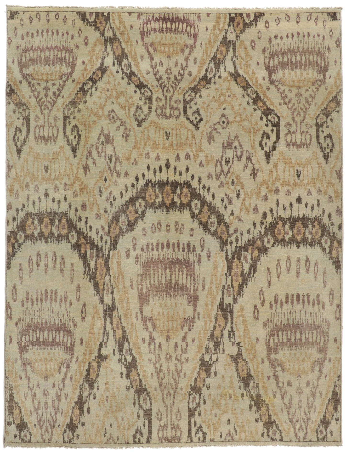 8 x 10 Transitional Ikat Rug 30046