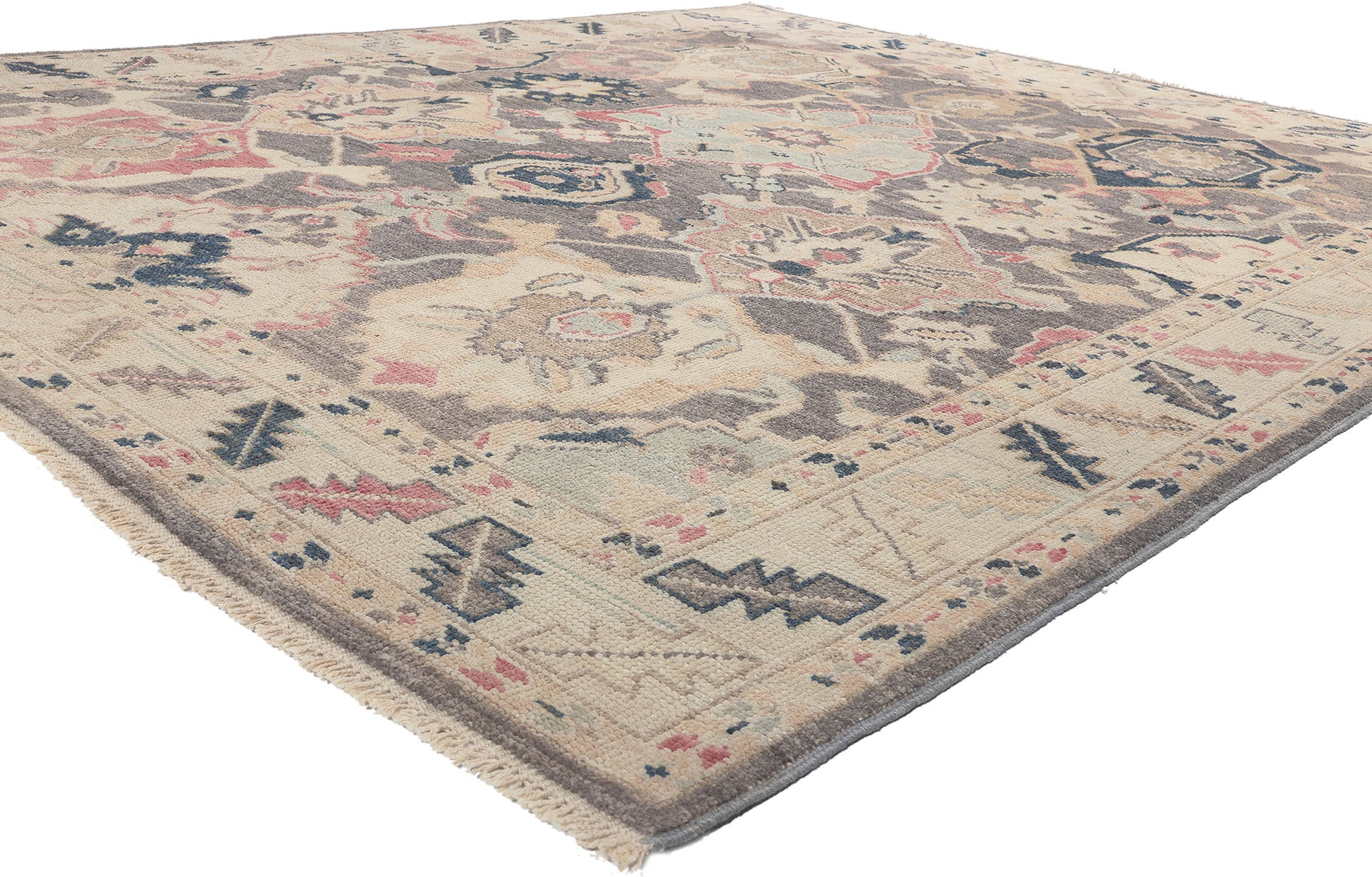8 x 10 Modern Oushak Rug 80988
