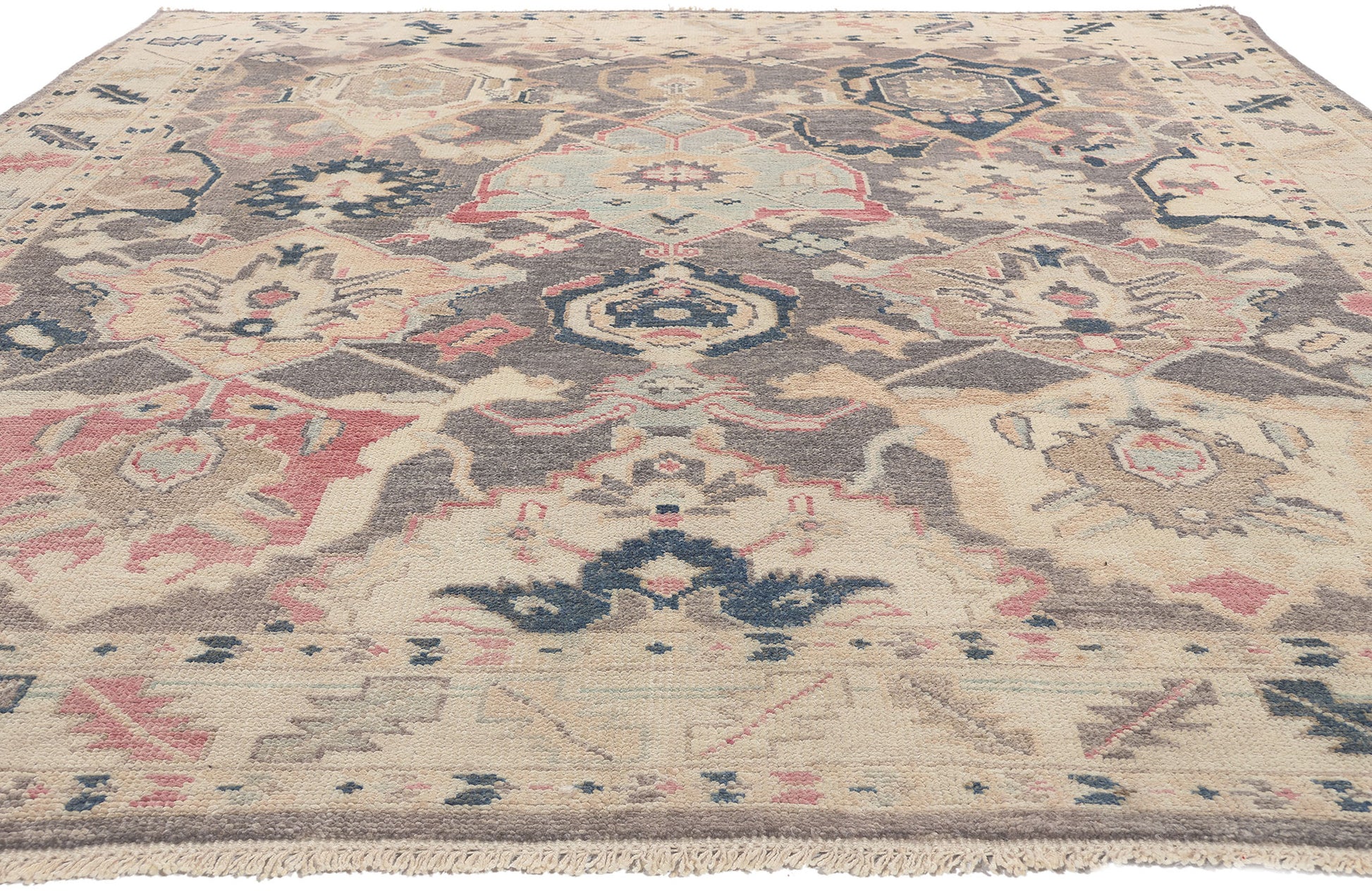 8 x 10 Modern Oushak Rug 80988