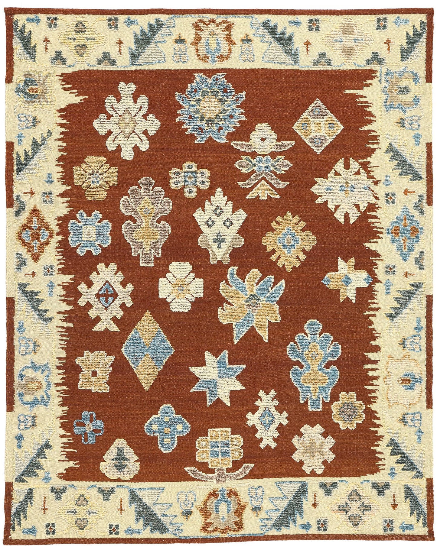 8 x 10 Oushak High-Low Rug 30895