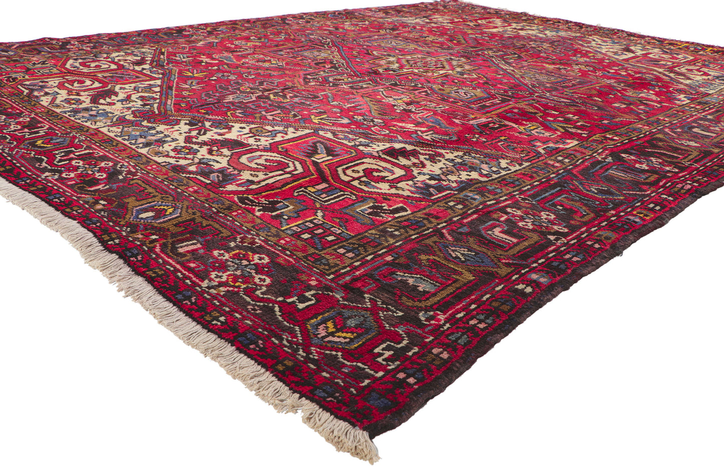 8 x 10 Vintage Persian Heriz Rug 76246