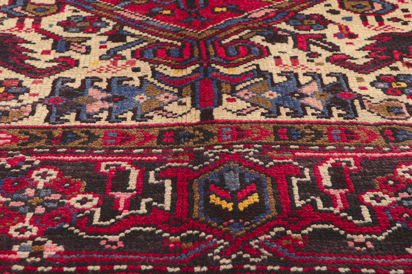 8 x 10 Vintage Persian Heriz Rug 76246