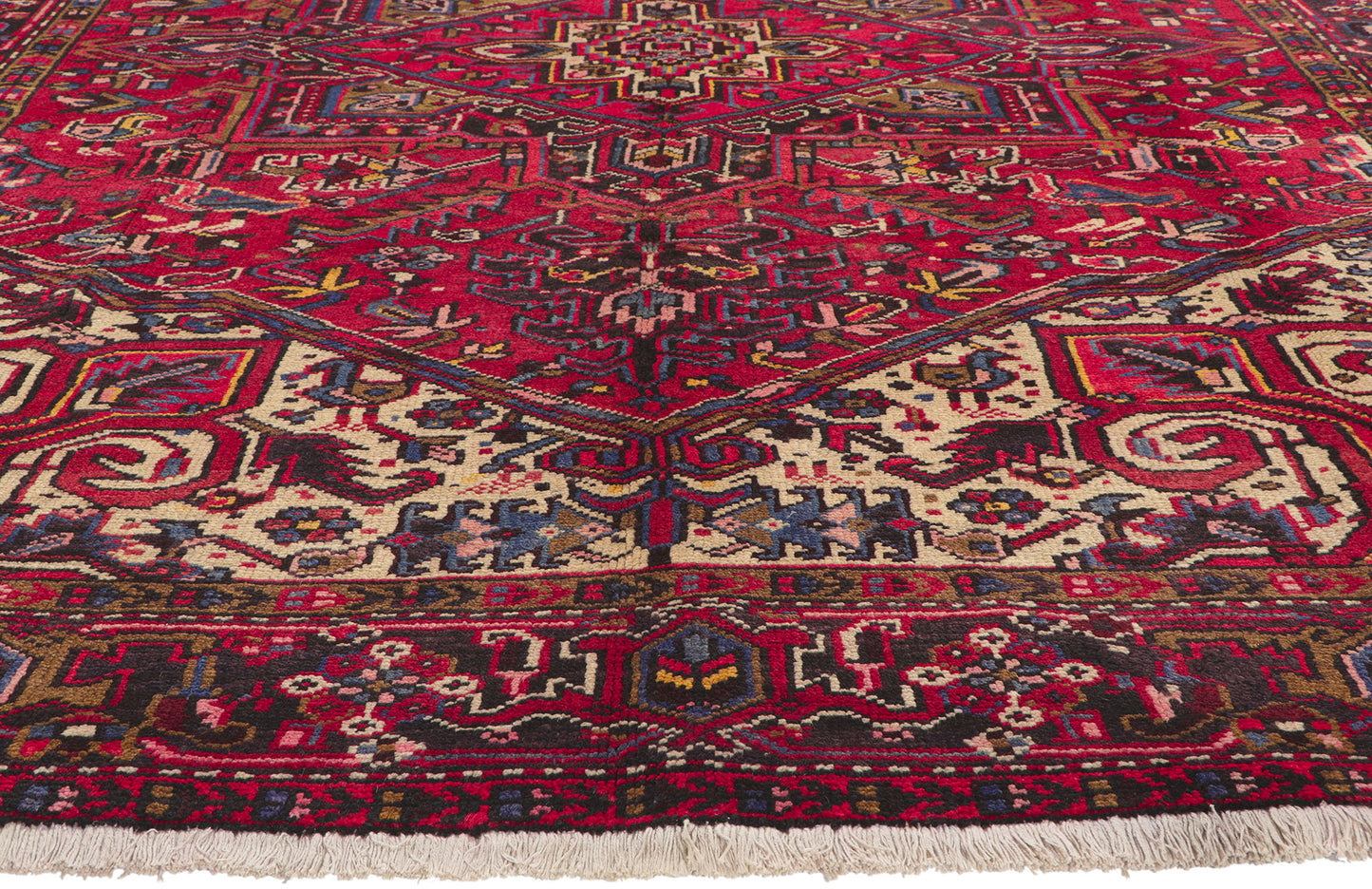 8 x 10 Vintage Persian Heriz Rug 76246