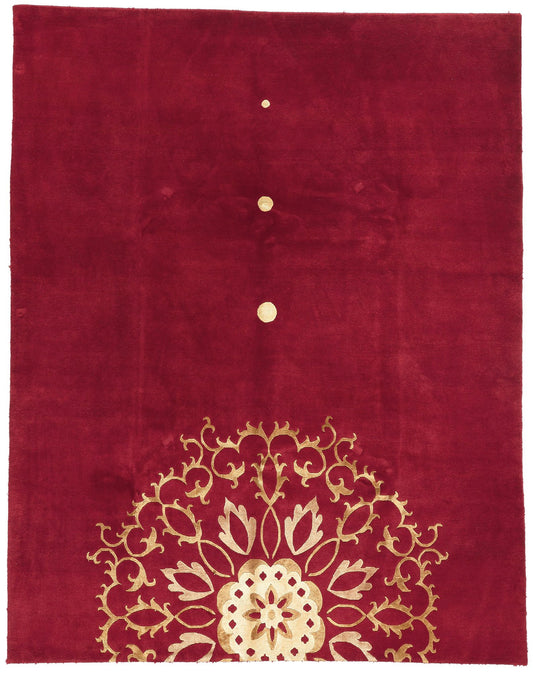 8 x 10 Floral Mandala Chinese Rug 78539